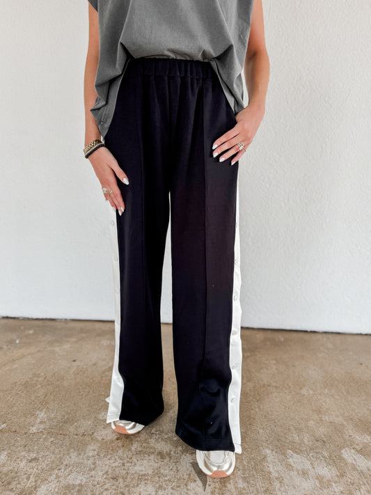 Retro Snap Button Pants