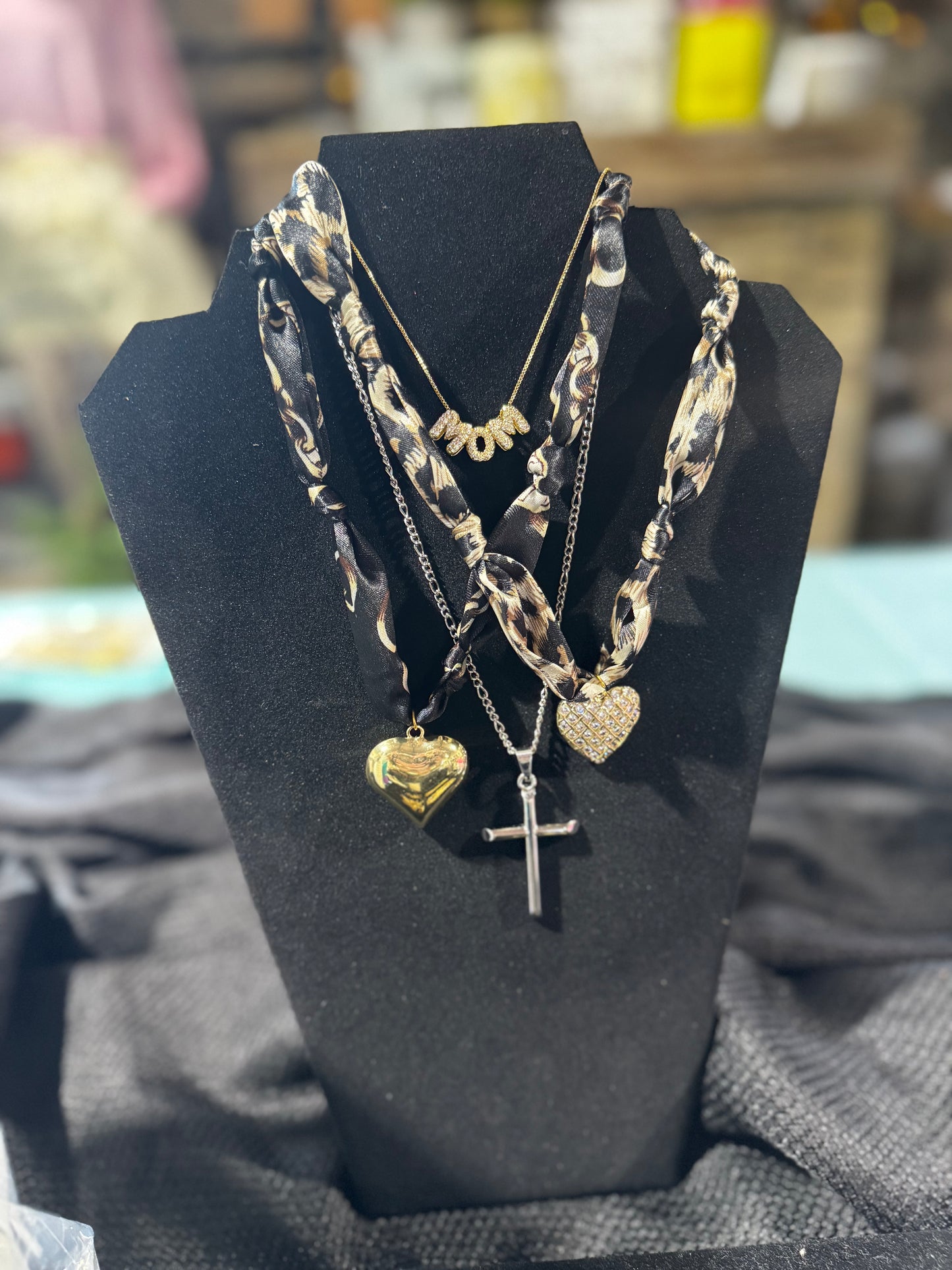 Bandana Charm Necklace