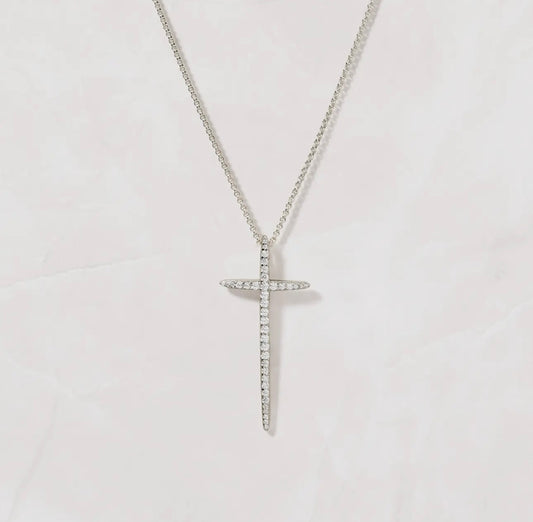Silver Cross Necklace