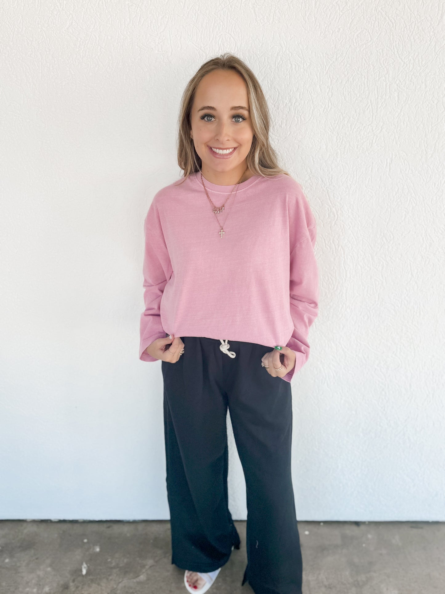 Fold Over Waist Sweatpants