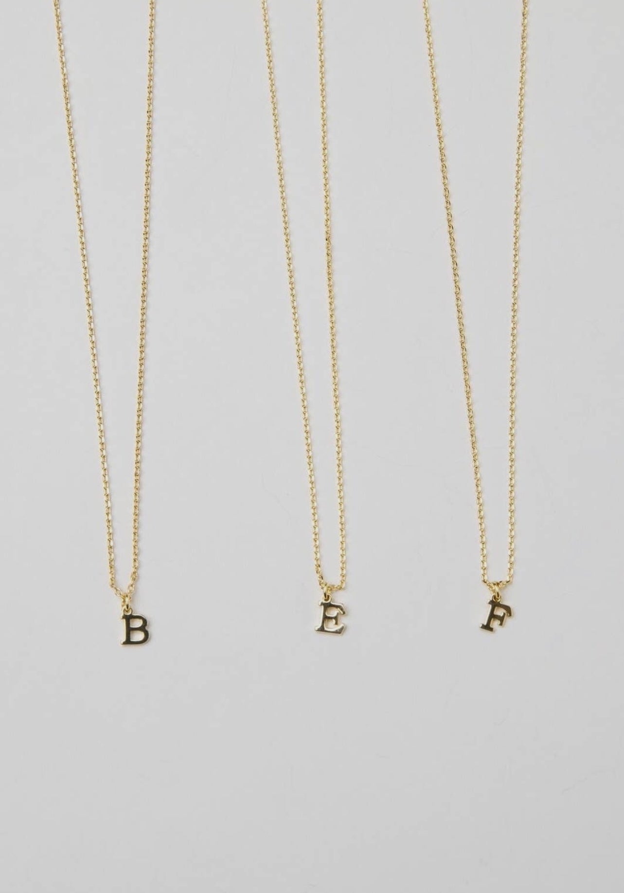 Gold Initial Necklace