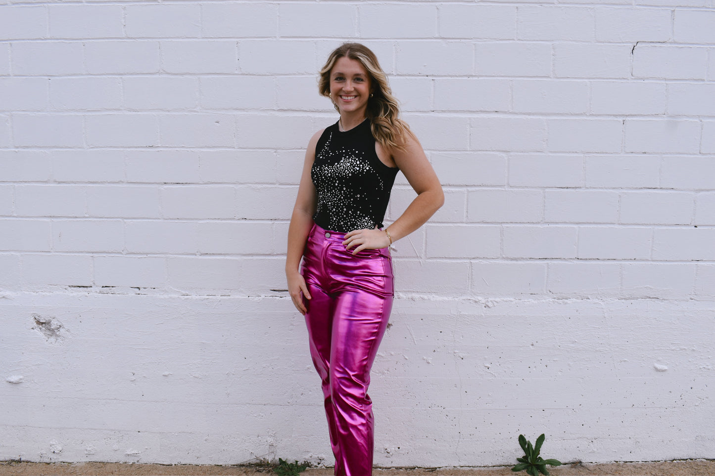 Metallic Pants