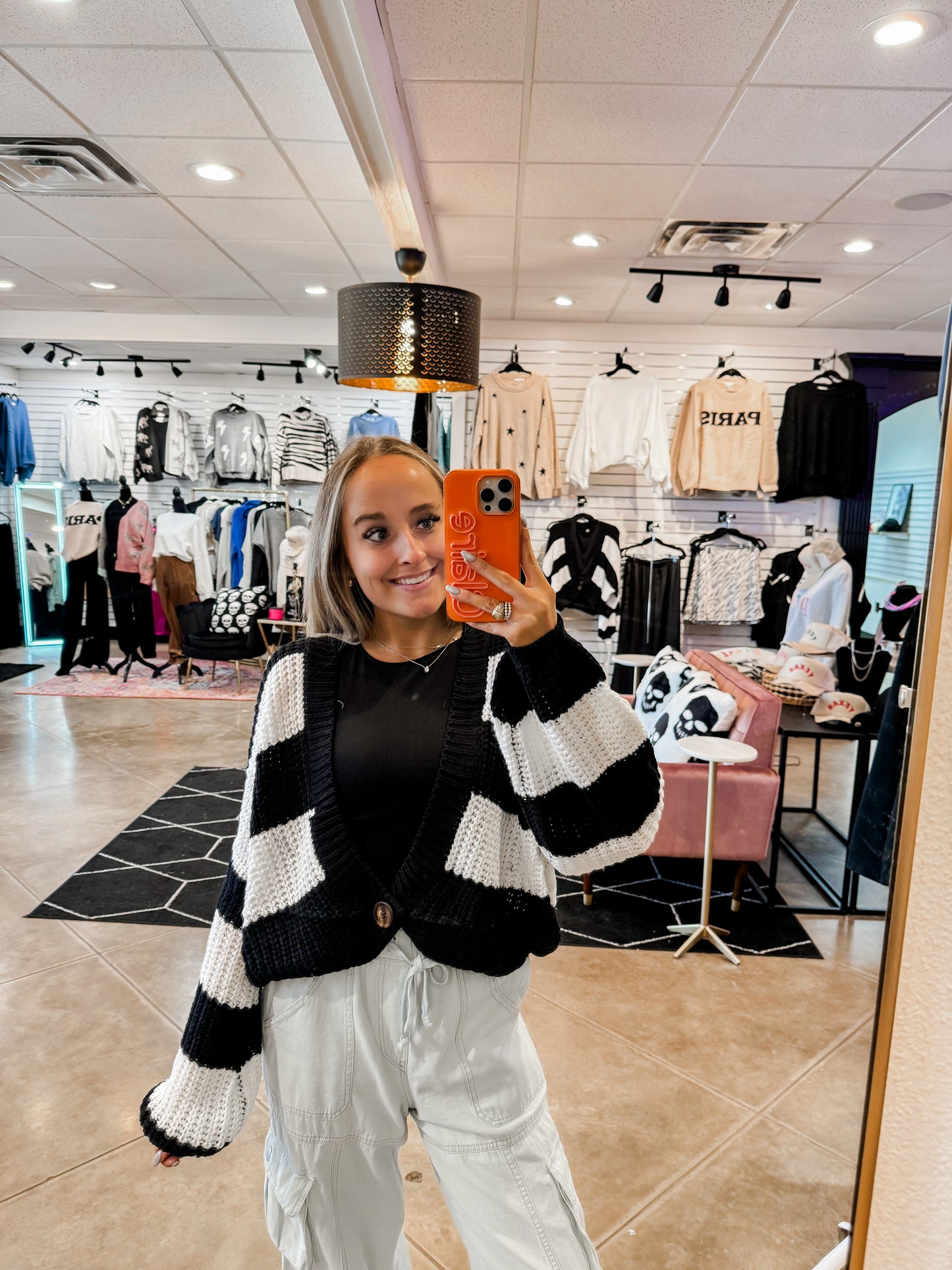 Striped Cardigan