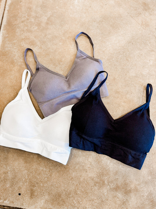 Ribbed bralette