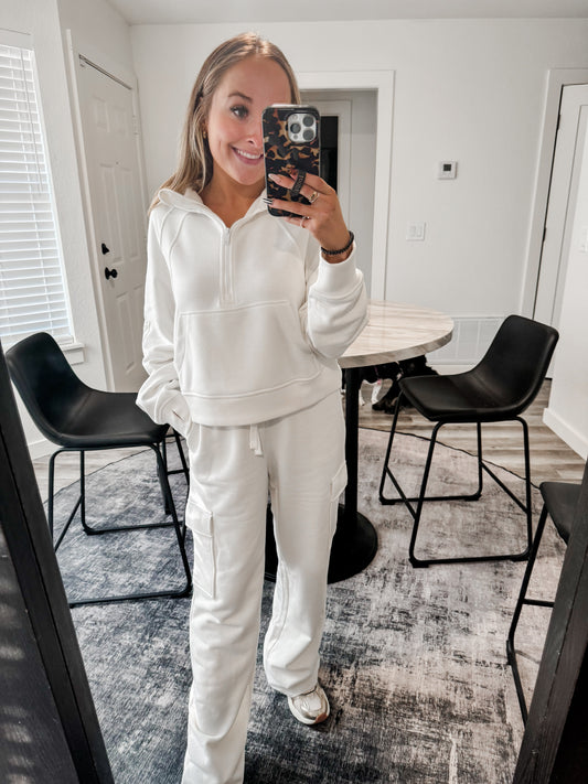 White French Terry Set