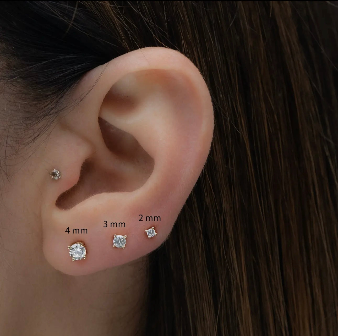 Solitaire studs