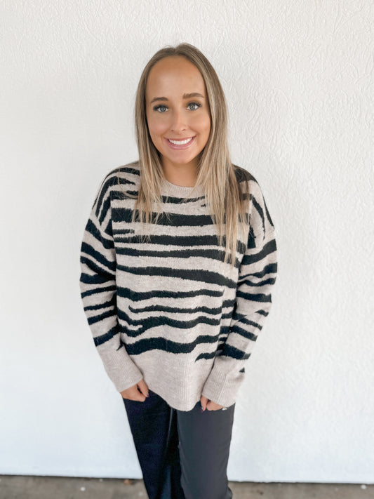 Zebra Sweater