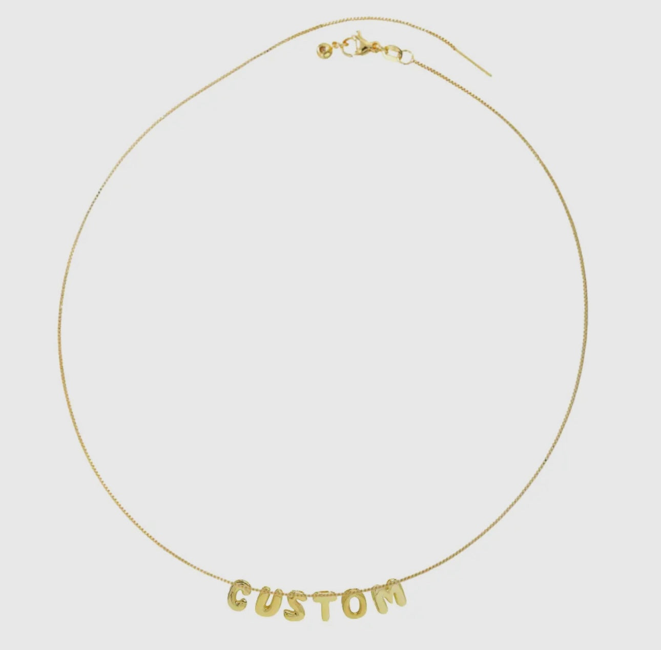 Custom Slider Necklace Chain