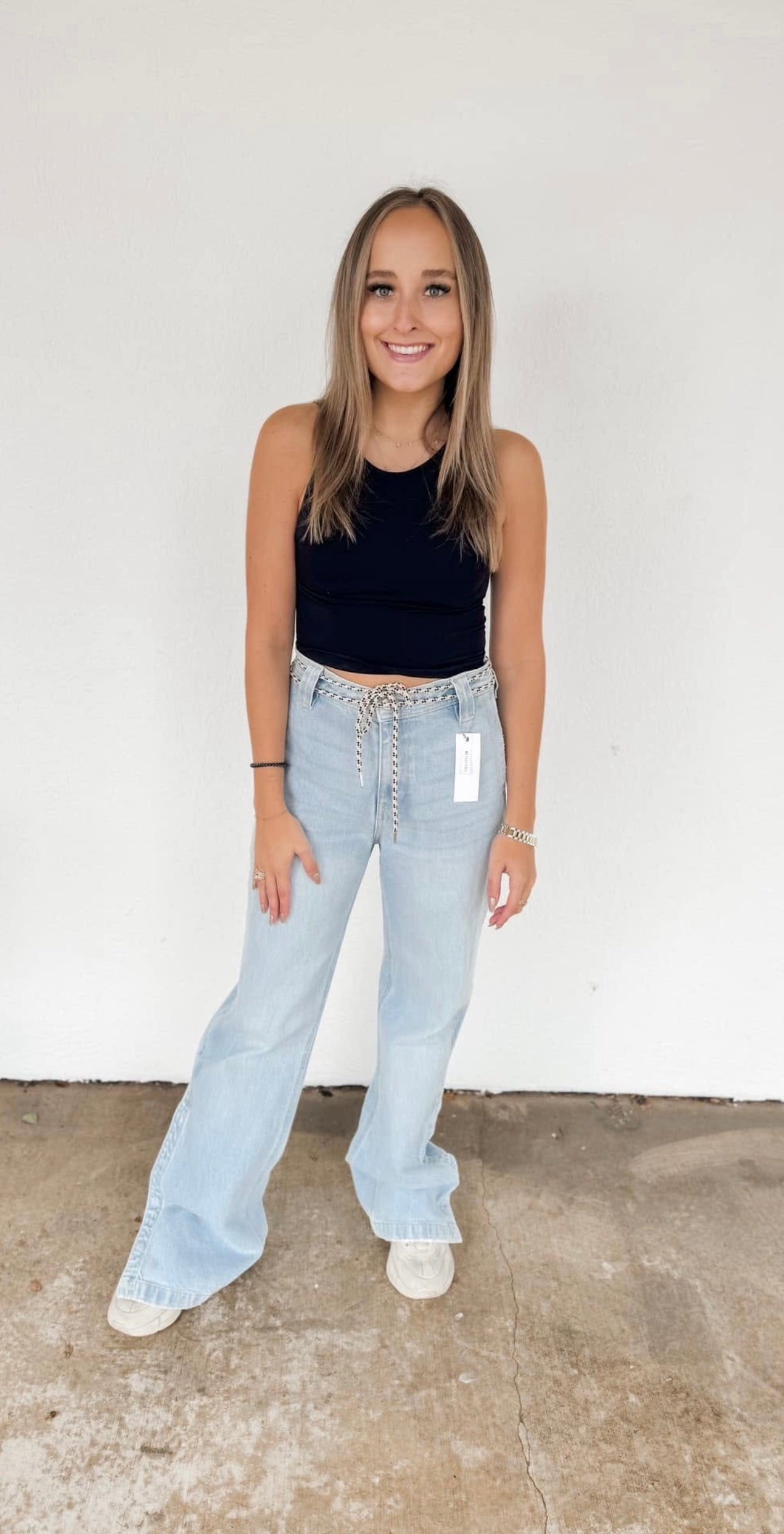 Ultra high rise denim