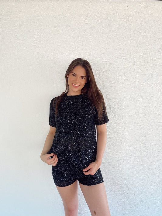 Sequin Sweater Set