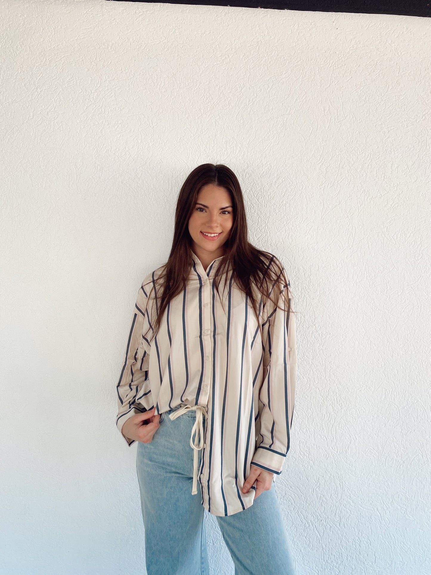 Stripe Oversized Shirt