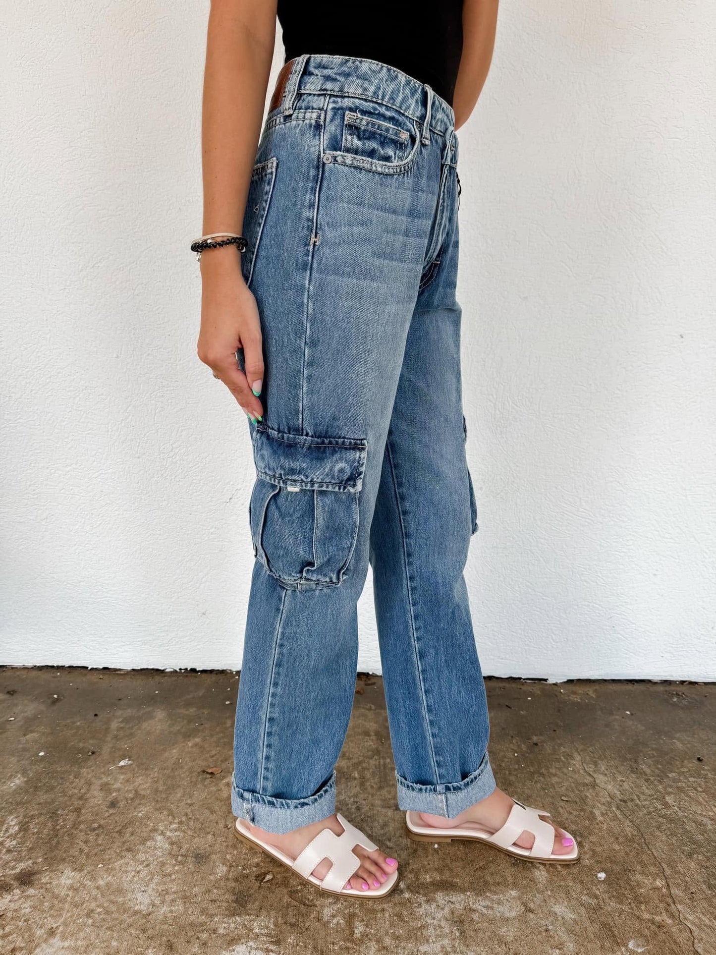 Tracey cargo denim