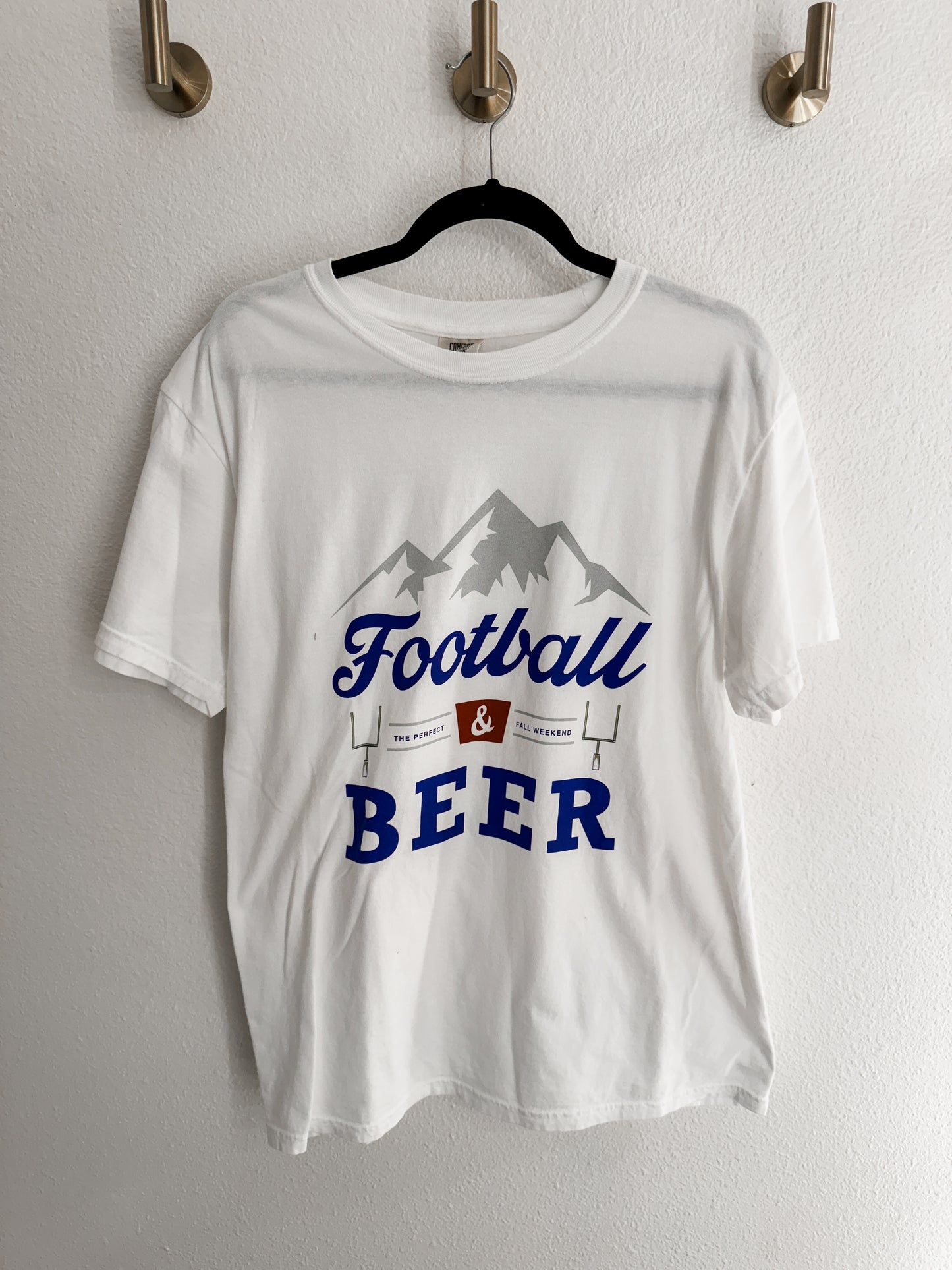 Football & beer graphic