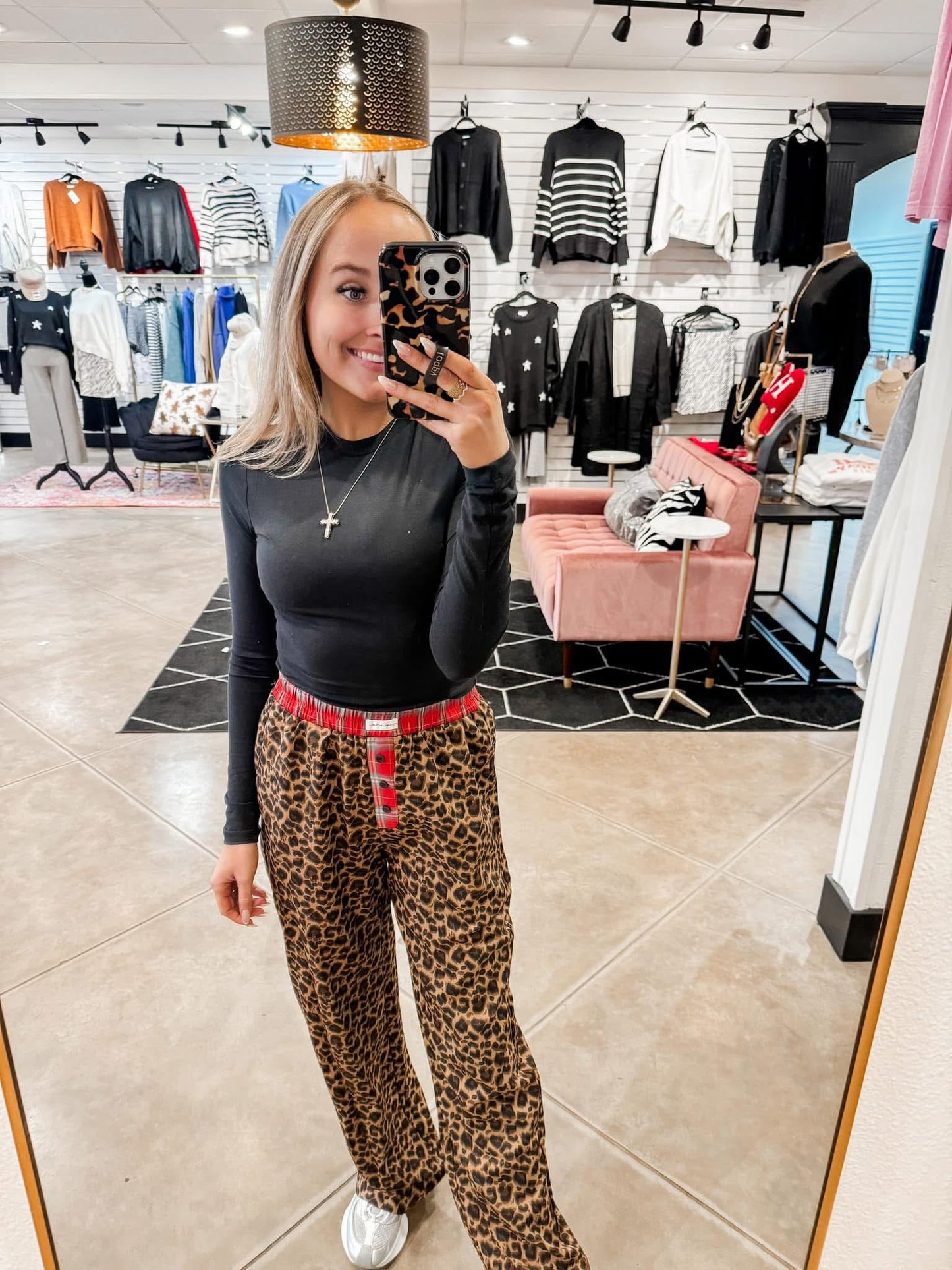 Leopard Boxer Pants