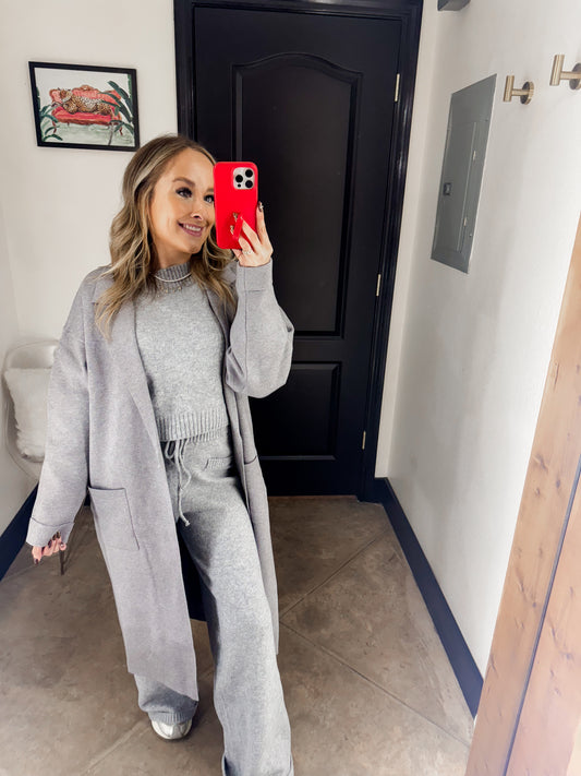 Grey Long Jacket