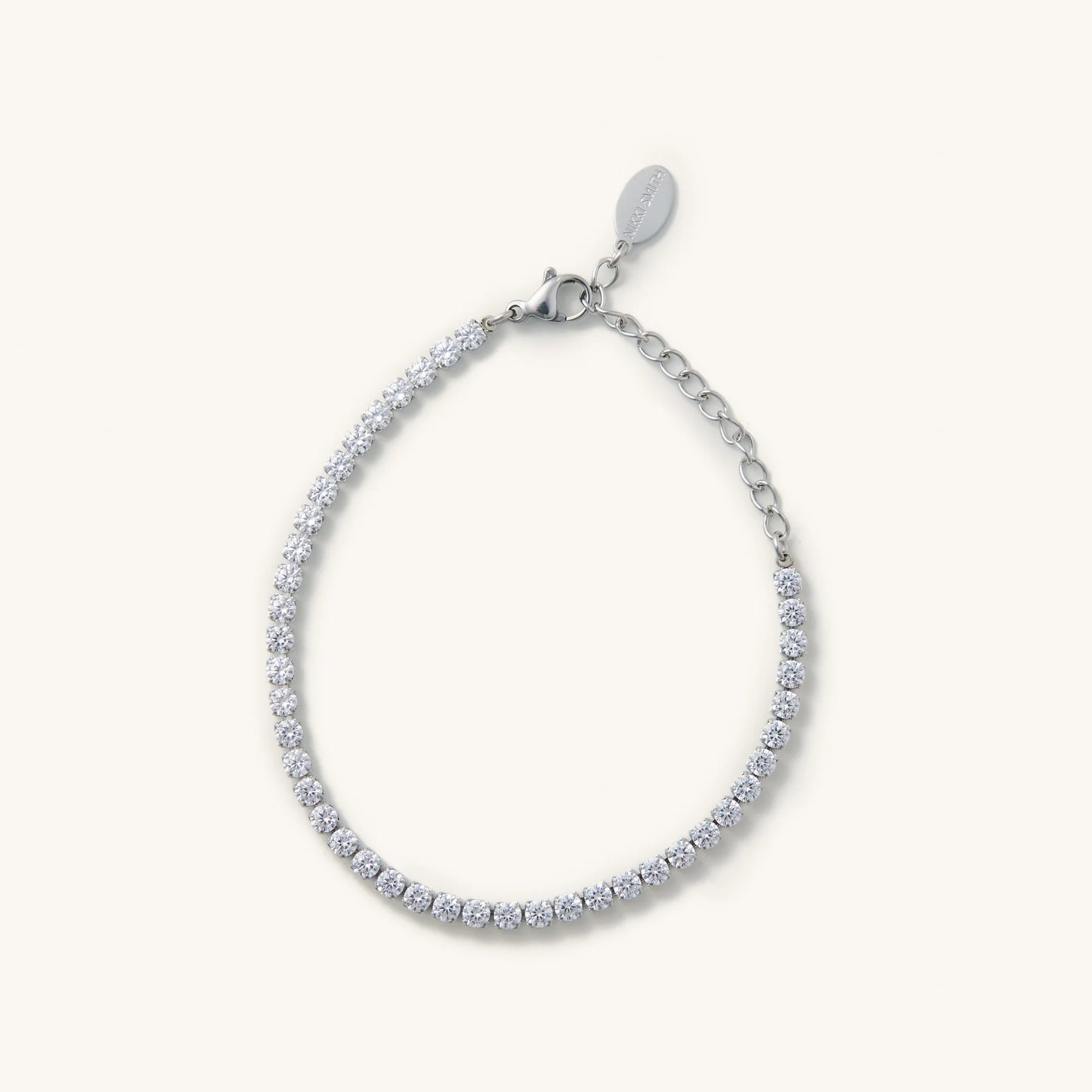 Tennis Bracelet- Silver