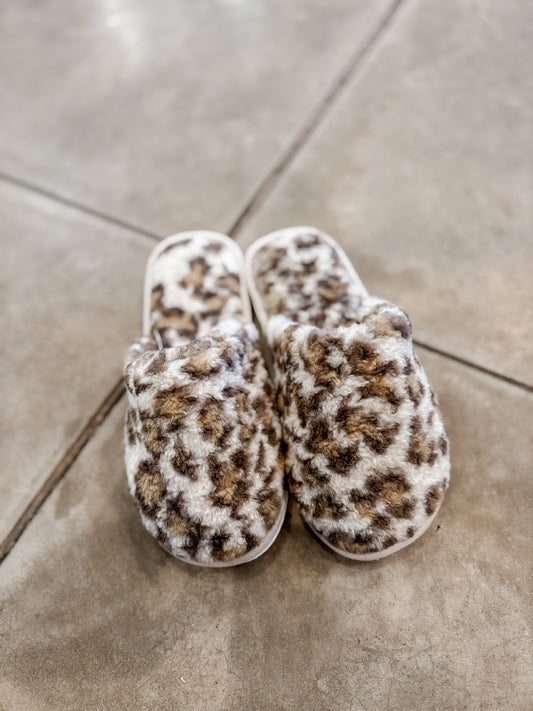 Leopard Print Slippers