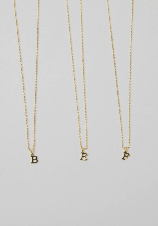 Gold Initial Necklace