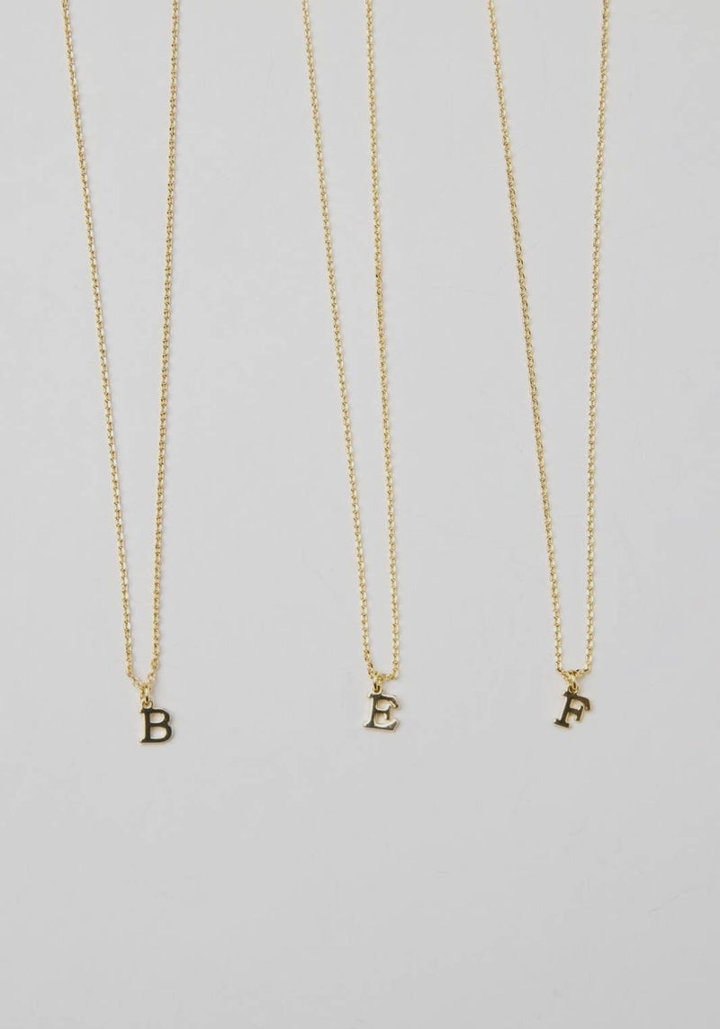 Gold Initial Necklace