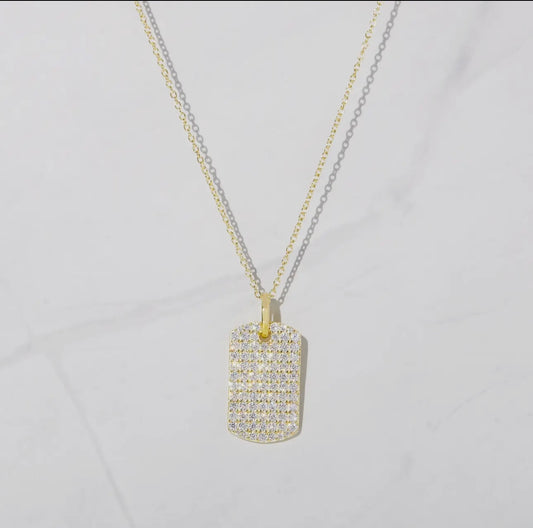 Dog tag necklace