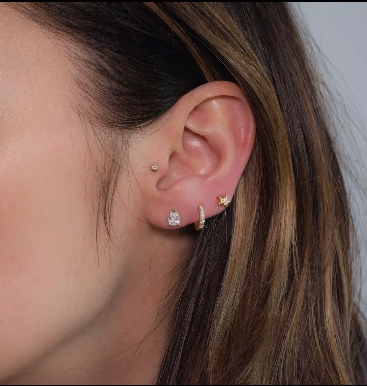 Pear Studs