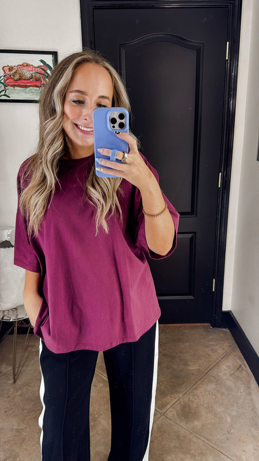 Burgundy T-Shirt