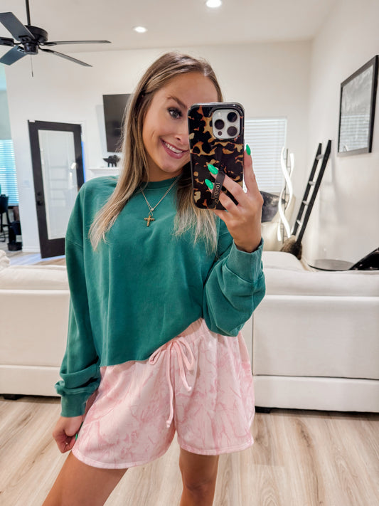 Pink Camo Shorts