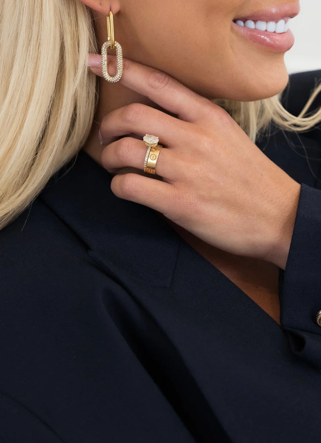 Statement Link Earrings