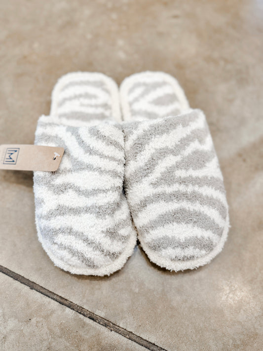 Zebra Slippers