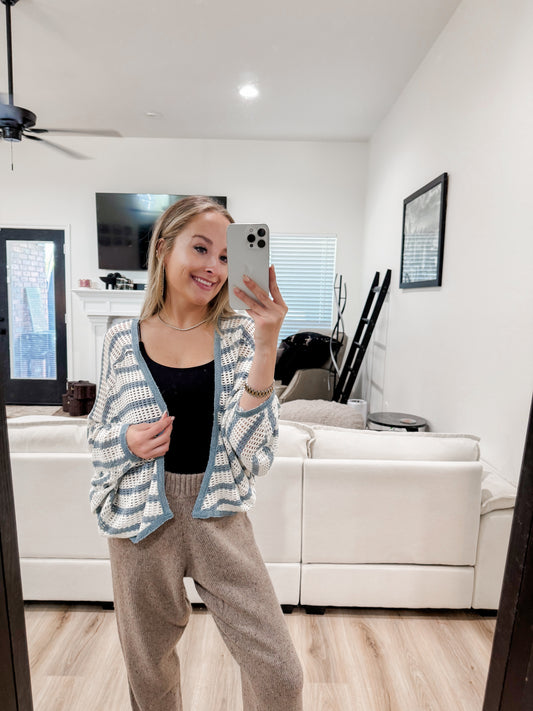 Striped Cardigan