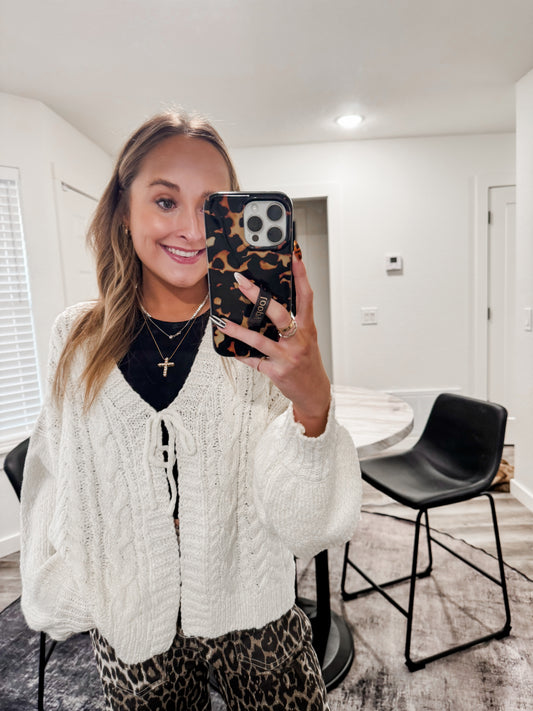 White Cardigan