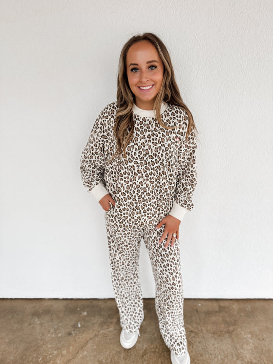 Leopard Lounge Set