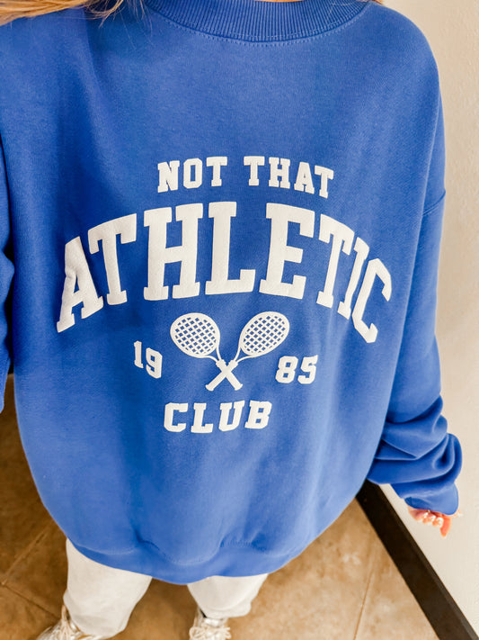 Not that athletic pullover