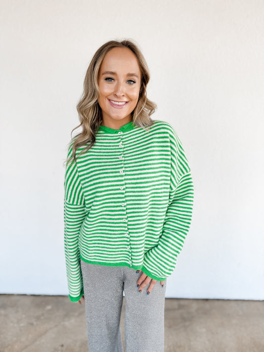 Striped Cardigan