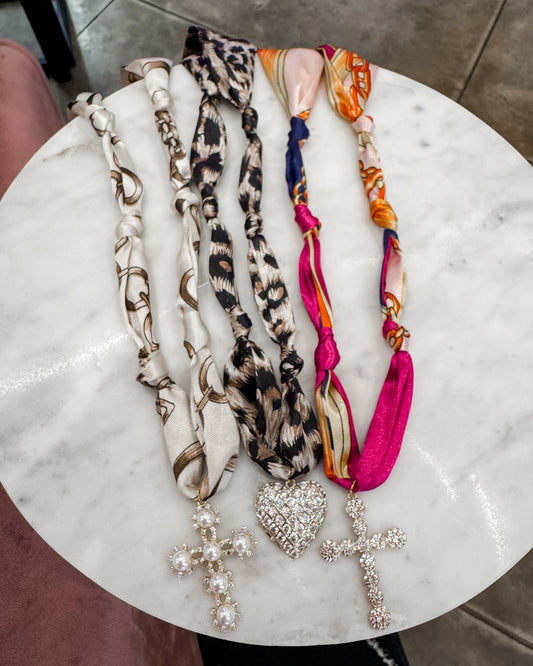 Bandana Charm Necklace