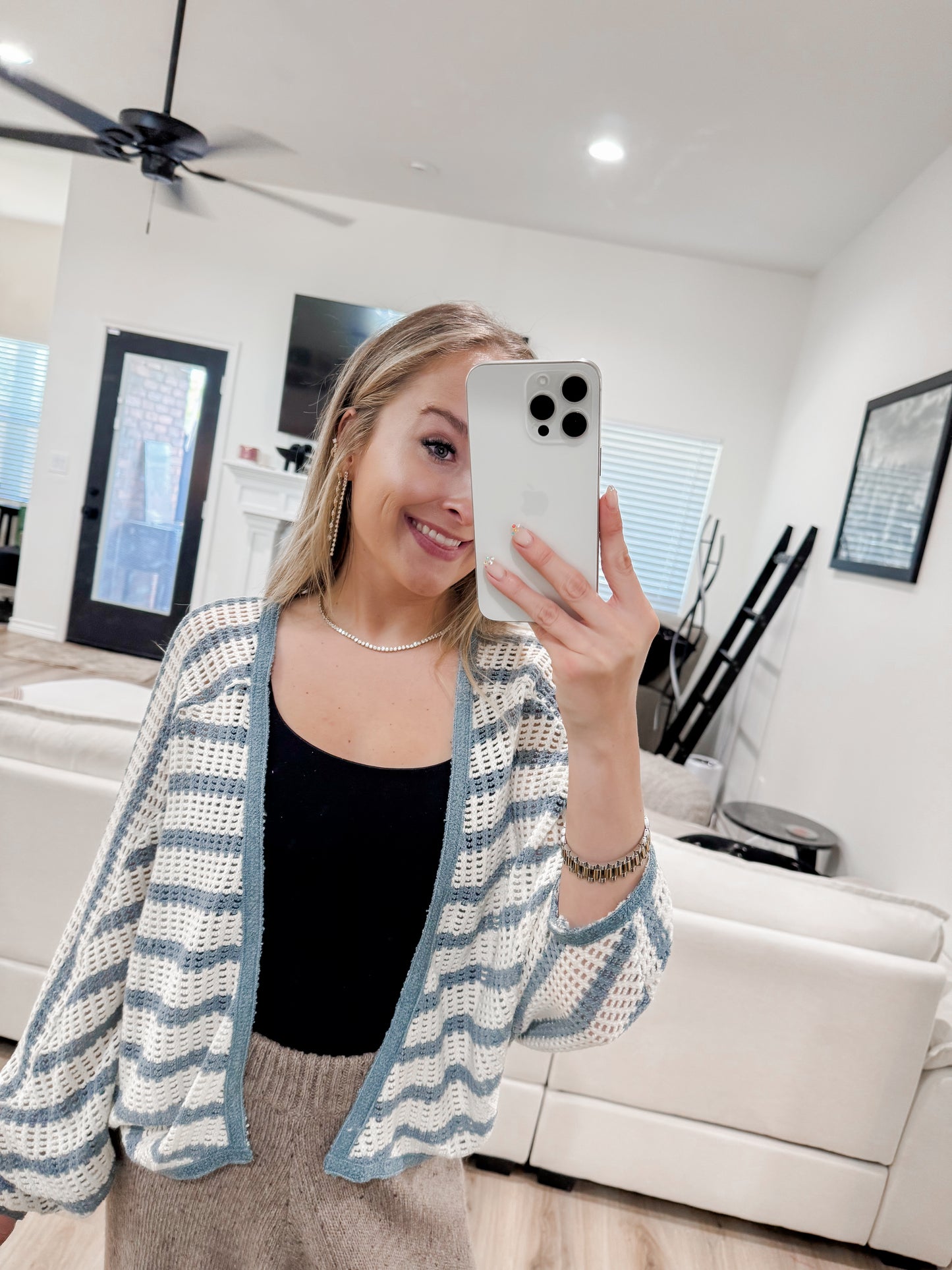 Striped Cardigan