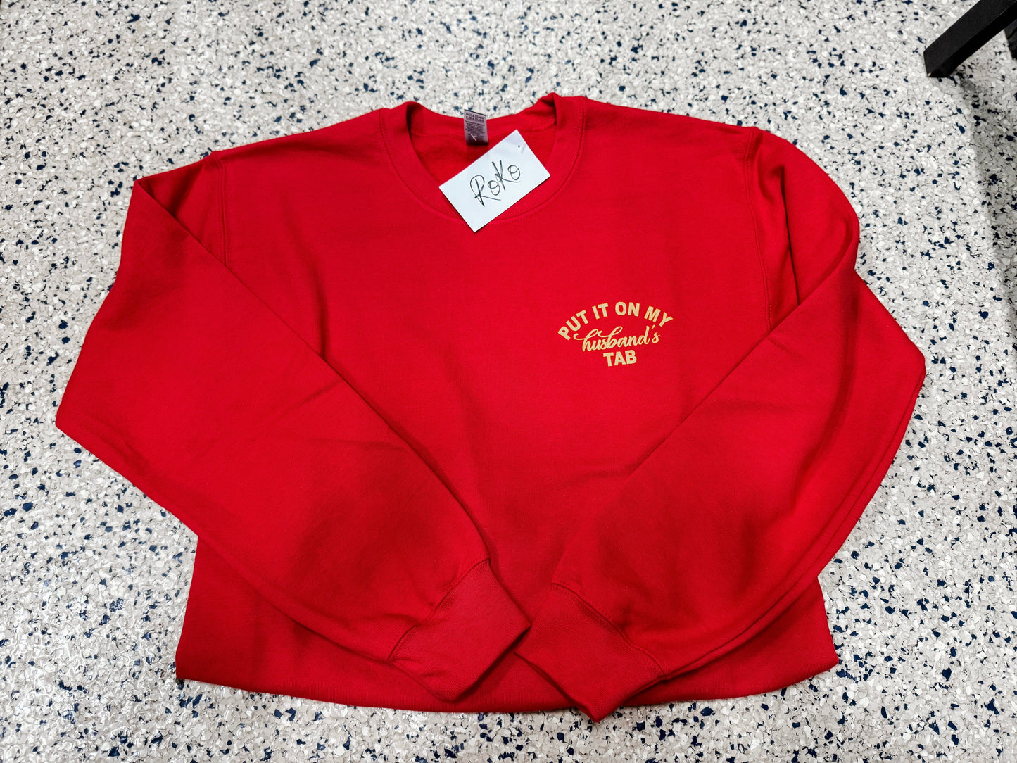 Husbands tab pullover