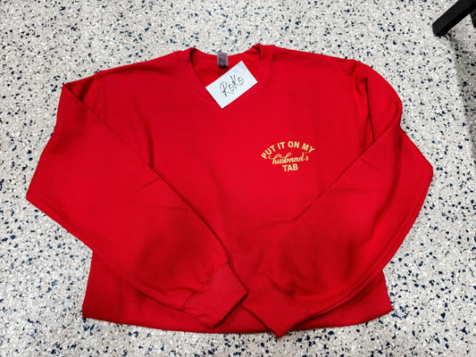 Husbands tab pullover