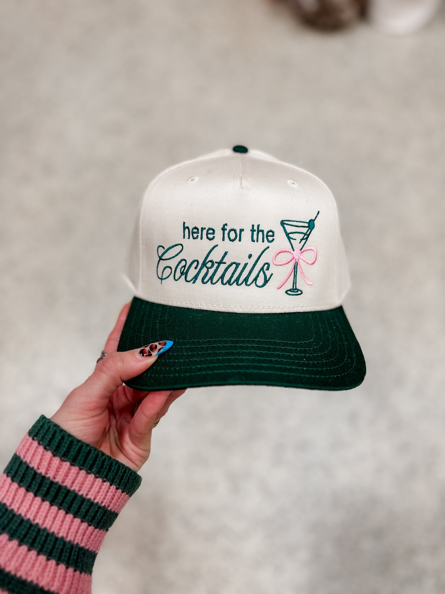 Here For the Cocktails Hat
