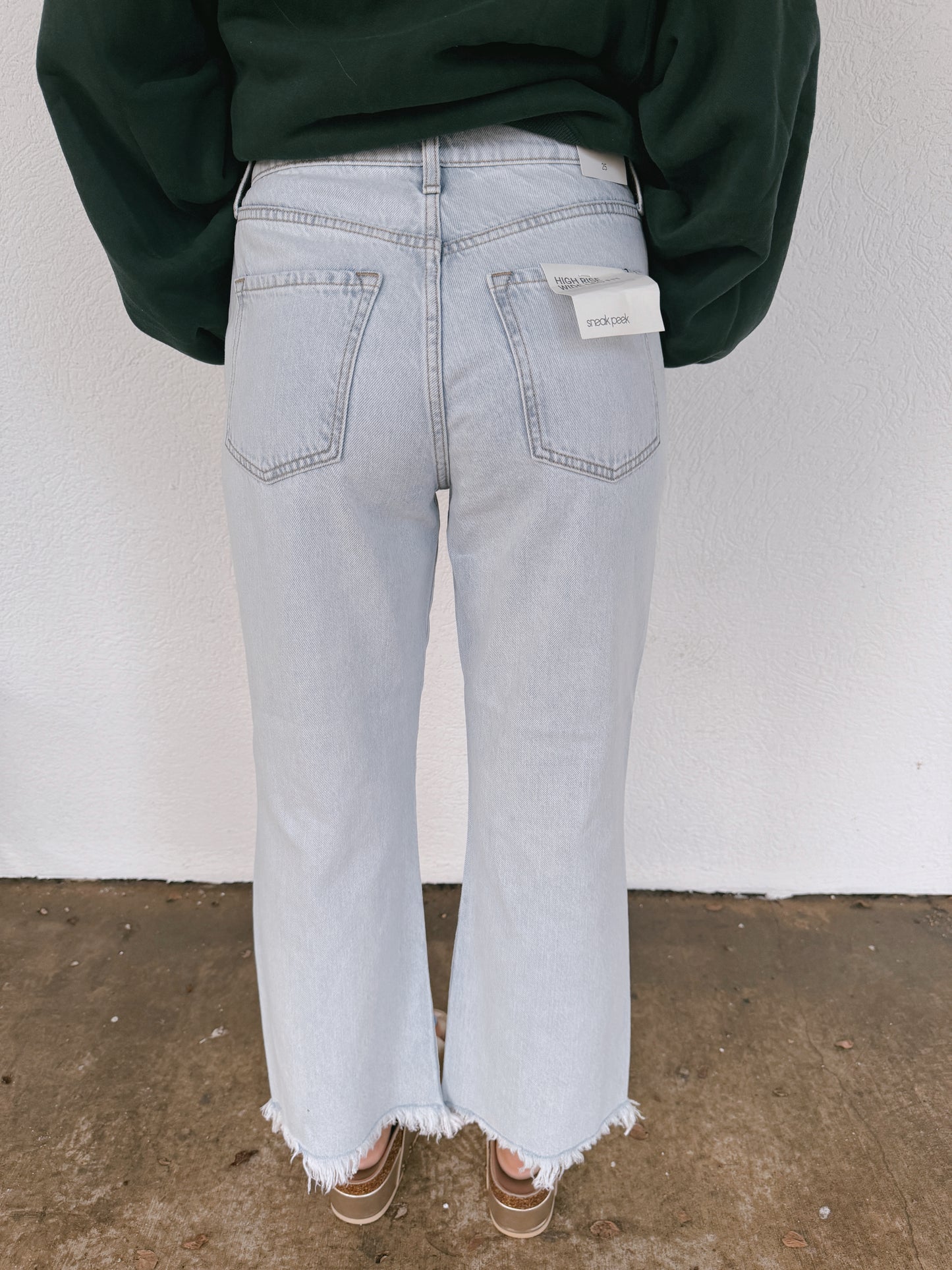 Light wash denim