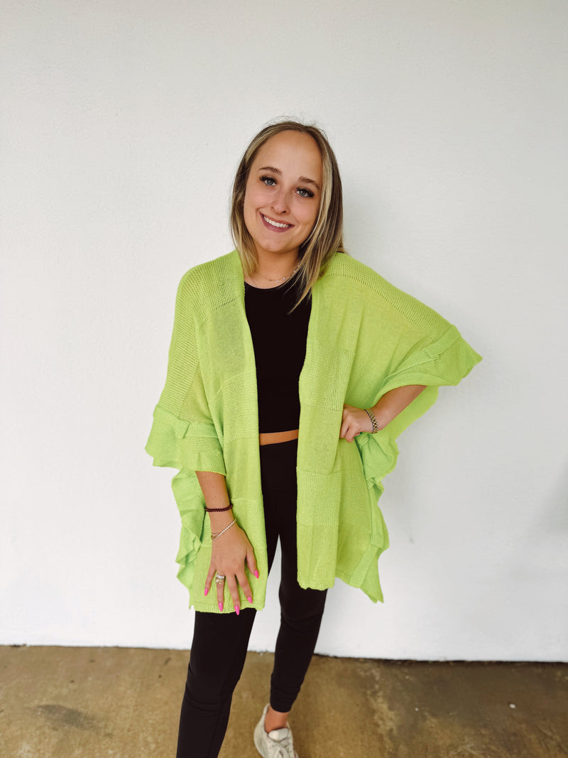 Neon cardigan