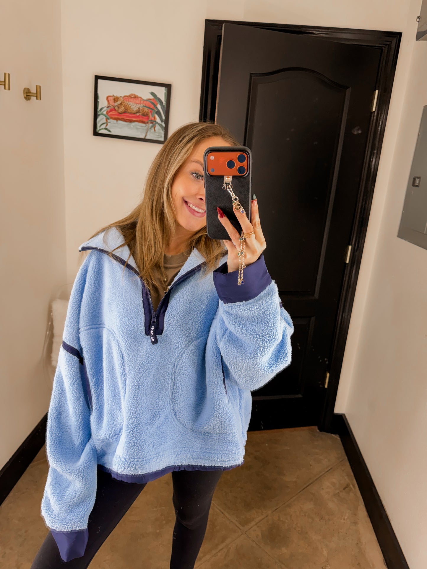 Blue Fleece Pullover