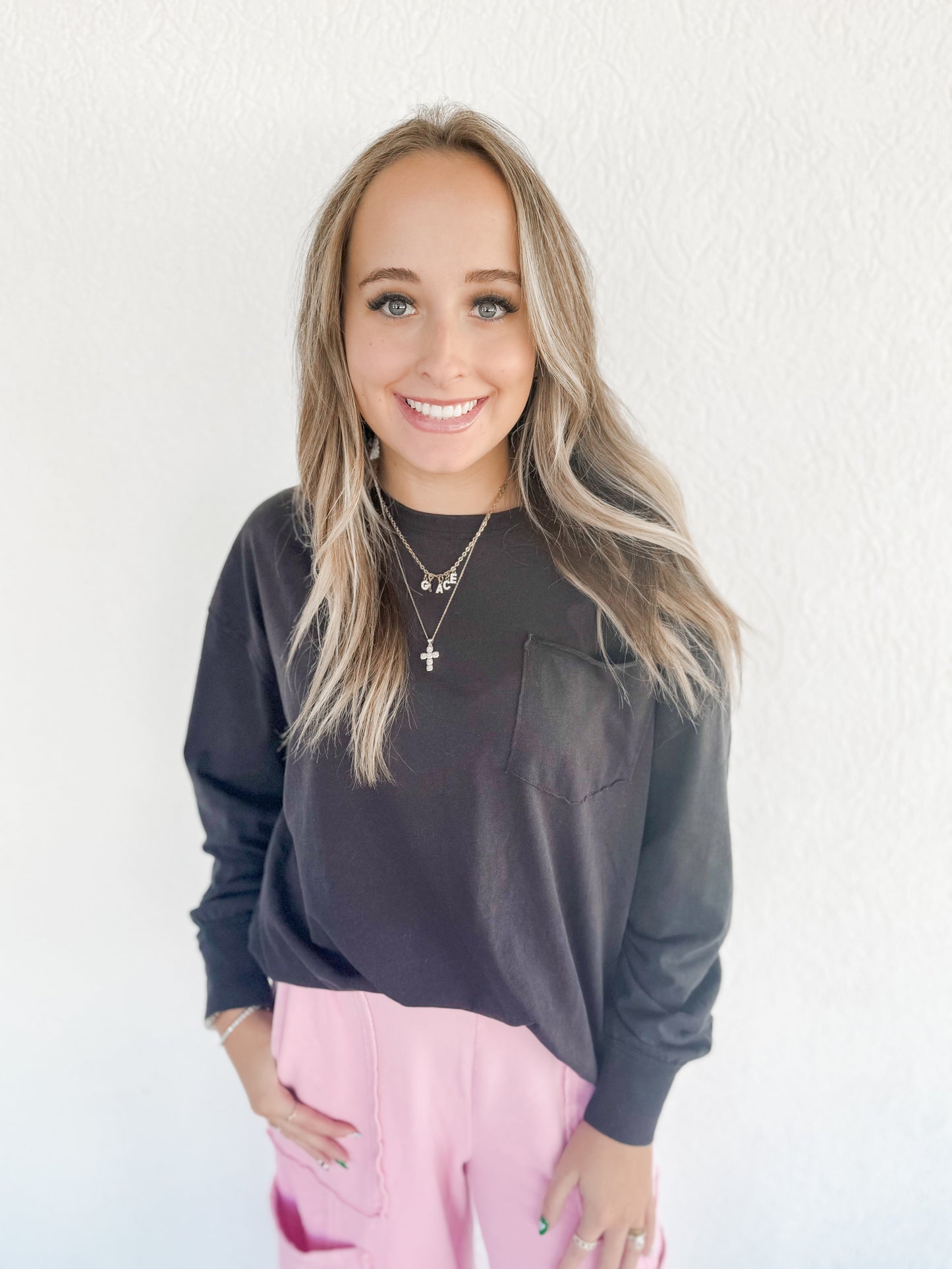 Long Sleeve Pocket Tee