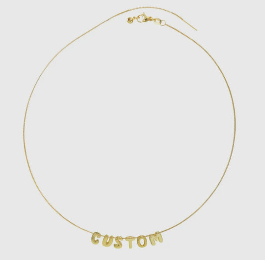 Custom Slider Necklace Chain