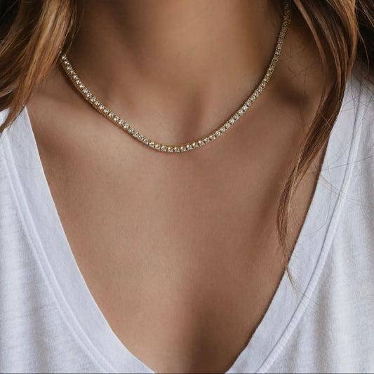 3mm Tennis necklace