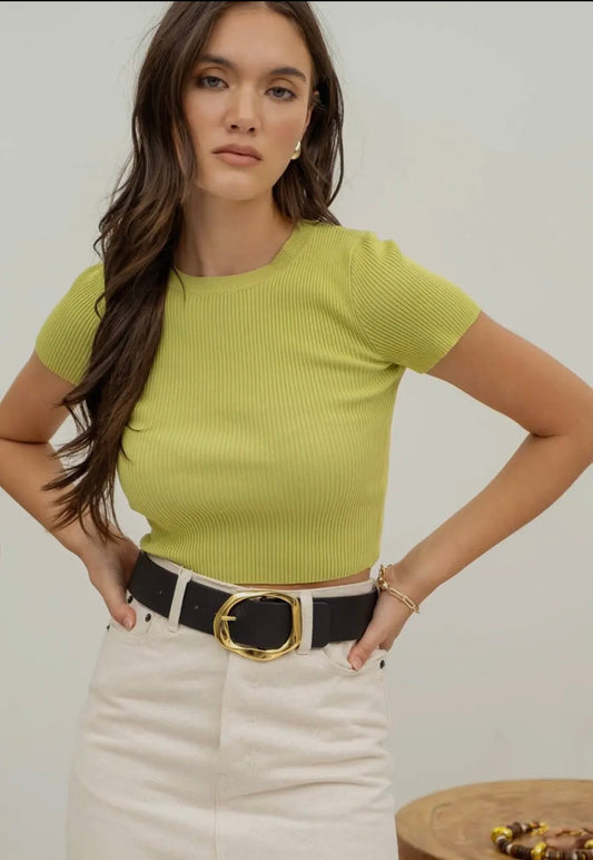 Kiwi crop top