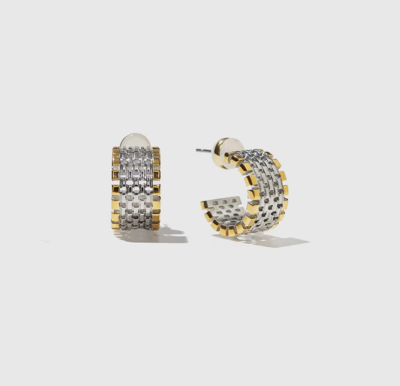 Two Tone Watch Hoops
