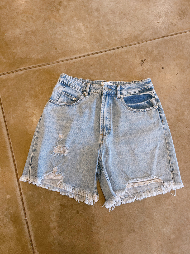 Relaxed Denim Shorts