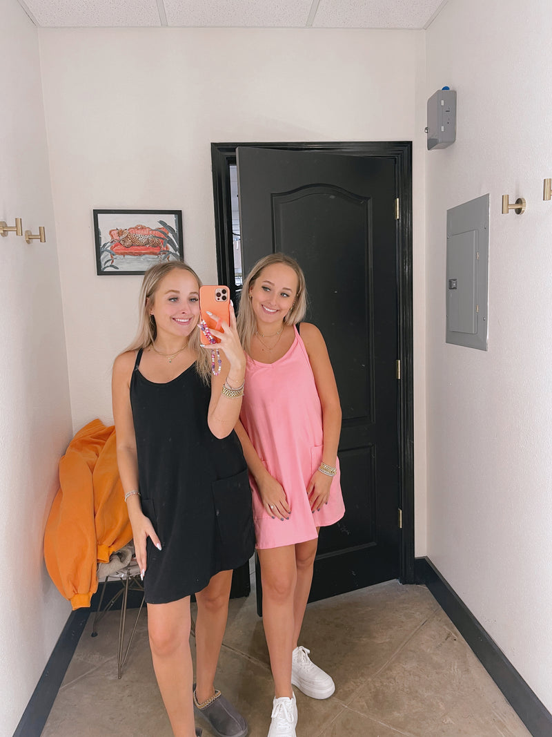 Romper mini dress