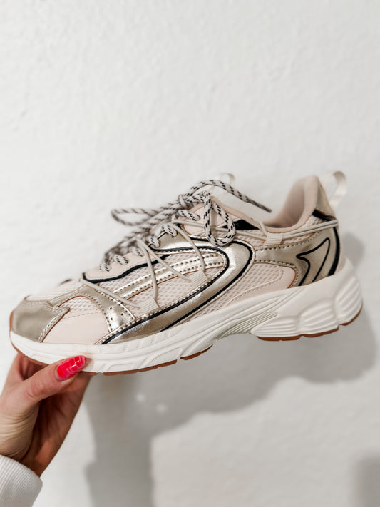 Gold Sneakers